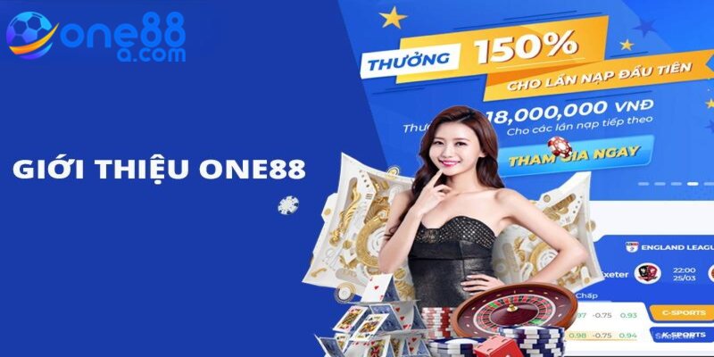 Giới thiệu One88 với giao diện được thiết kế hiện đại 